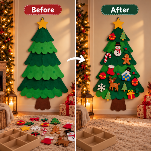 My First Christmas Tree™ – DIY Felt Decorating Kit